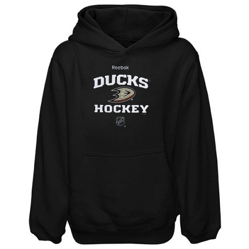 NHL Reebok Anaheim Ducks Toddler Center Ice Hoodie - Black