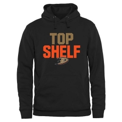 NHL Anaheim Ducks Top Shelf Pullover Hoodie - Black