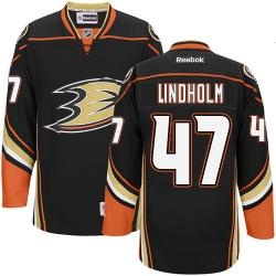 Hampus Lindholm Reebok Anaheim Ducks Authentic Black Home NHL Jersey