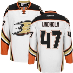 Hampus Lindholm Reebok Anaheim Ducks Authentic White Away NHL Jersey