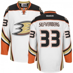 Jakob Silfverberg Reebok Anaheim Ducks Premier White Jersey
