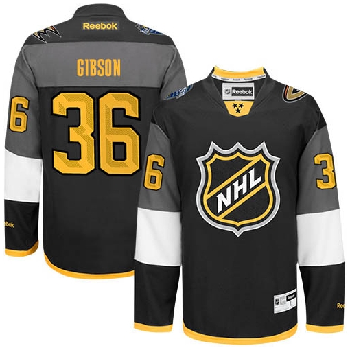 John Gibson Reebok Anaheim Ducks Premier Black 2016 All Star NHL Jersey