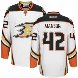 Josh Manson Reebok Anaheim Ducks Premier White Jersey