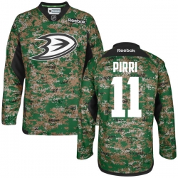 Brandon Pirri Reebok Anaheim Ducks Authentic Camo Digital Veteran's Day Practice Jersey