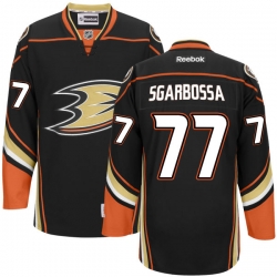 Michael Sgarbossa Reebok Anaheim Ducks Authentic Black Team Color Jersey