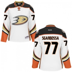 Michael Sgarbossa Women's Reebok Anaheim Ducks Premier White Jersey