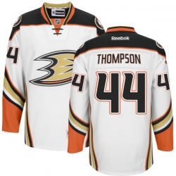 Nate Thompson Reebok Anaheim Ducks Premier White Jersey