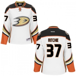 Nick Ritchie Women's Reebok Anaheim Ducks Premier White Jersey