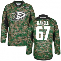Rickard Rakell Reebok Anaheim Ducks Premier Camo Digital Veteran's Day Practice Jersey