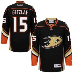 Ryan Getzlaf Reebok Anaheim Ducks Authentic Black Home NHL Jersey