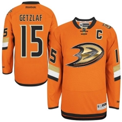 Ryan Getzlaf Reebok Anaheim Ducks Authentic Orange NHL Jersey