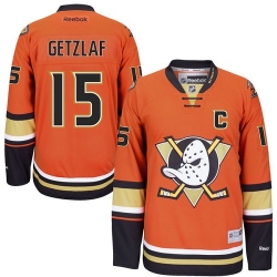 Ryan Getzlaf Youth Reebok Anaheim Ducks Authentic Orange Third NHL Jersey