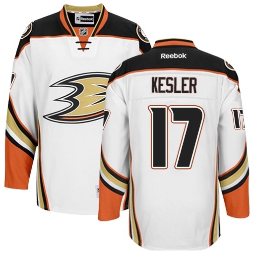 Ryan Kesler Reebok Anaheim Ducks Authentic White Away NHL Jersey