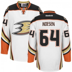 Stefan Noesen Reebok Anaheim Ducks Premier White Jersey