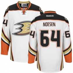 Stefan Noesen Youth Reebok Anaheim Ducks Premier White Jersey