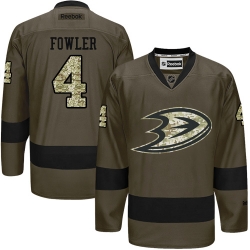 Cam Fowler Reebok Anaheim Ducks Premier Green Salute to Service NHL Jersey
