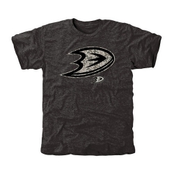 NHL Anaheim Ducks Black Rink Warrior Tri-Blend T-Shirt