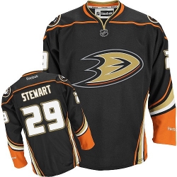 Chris Stewart Reebok Anaheim Ducks Authentic Black Home NHL Jersey