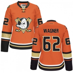 Chris Wagner Women's Reebok Anaheim Ducks Premier Orange Alternate Jersey