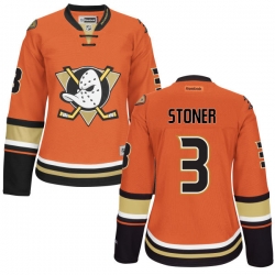 Clayton Stoner Women's Reebok Anaheim Ducks Premier Orange Alternate Jersey