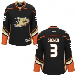 Clayton Stoner Women's Reebok Anaheim Ducks Authentic Black Jersey