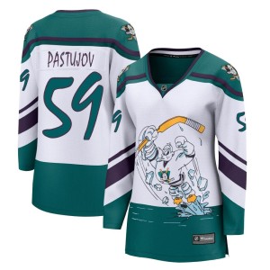 Sasha Pastujov Women's Fanatics Branded Anaheim Ducks Breakaway White 2020/21 Special Edition Jersey