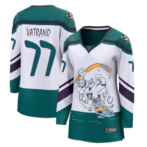 Frank Vatrano Women's Fanatics Branded Anaheim Ducks Breakaway White 2020/21 Special Edition Jersey