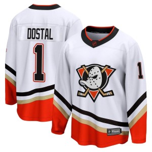 Lukas Dostal Men's Fanatics Branded Anaheim Ducks Breakaway White Special Edition 2.0 Jersey