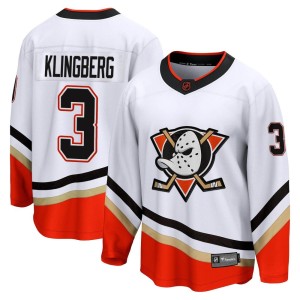 John Klingberg Men's Fanatics Branded Anaheim Ducks Breakaway White Special Edition 2.0 Jersey