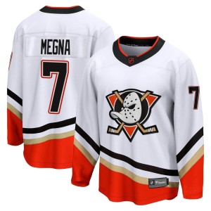 Jayson Megna Men's Fanatics Branded Anaheim Ducks Breakaway White Special Edition 2.0 Jersey