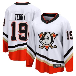 Troy Terry Men's Fanatics Branded Anaheim Ducks Breakaway White Special Edition 2.0 Jersey