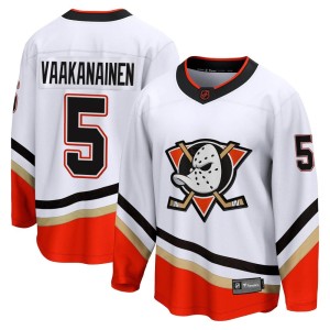 Urho Vaakanainen Men's Fanatics Branded Anaheim Ducks Breakaway White Special Edition 2.0 Jersey