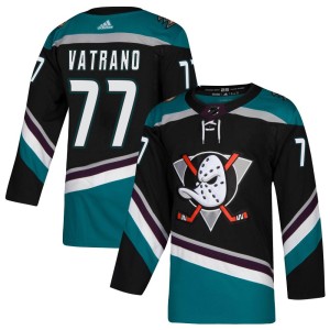 Frank Vatrano Youth Adidas Anaheim Ducks Authentic Black Teal Alternate Jersey