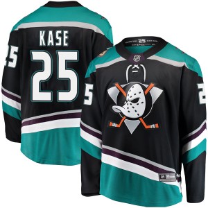 Ondrej Kase Men's Fanatics Branded Anaheim Ducks Breakaway Black Alternate Jersey