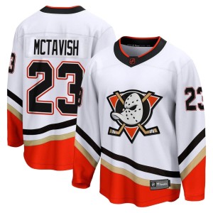 Mason McTavish Youth Fanatics Branded Anaheim Ducks Breakaway White Special Edition 2.0 Jersey