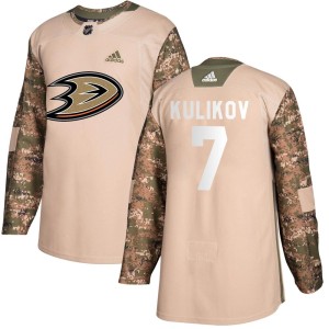 Dmitry Kulikov Men's Adidas Anaheim Ducks Authentic Camo Veterans Day Practice Jersey