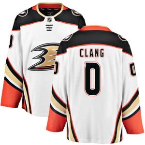 Calle Clang Men's Fanatics Branded Anaheim Ducks Breakaway White Away Jersey