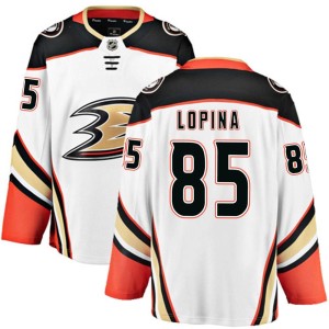 Josh Lopina Men's Fanatics Branded Anaheim Ducks Breakaway White Away Jersey