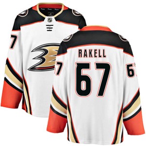 Rickard Rakell Men's Fanatics Branded Anaheim Ducks Authentic White Away Jersey