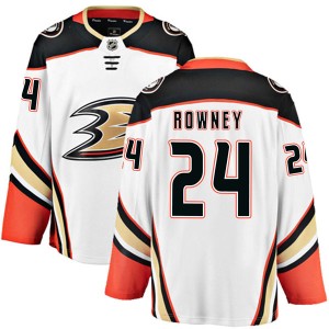 Carter Rowney Men's Fanatics Branded Anaheim Ducks Breakaway White Away Jersey