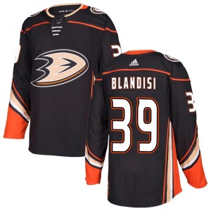 Joseph Blandisi Youth Adidas Anaheim Ducks Authentic Black Home Jersey