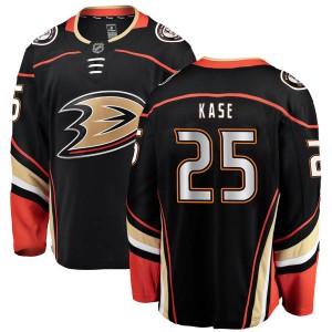 Ondrej Kase Men's Fanatics Branded Anaheim Ducks Authentic Black Home Jersey