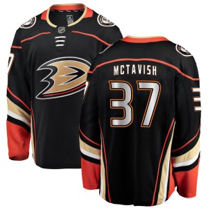 Mason McTavish Men's Fanatics Branded Anaheim Ducks Breakaway Black Home Jersey