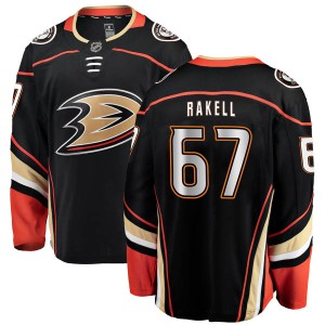 Rickard Rakell Men's Fanatics Branded Anaheim Ducks Authentic Black Home Jersey