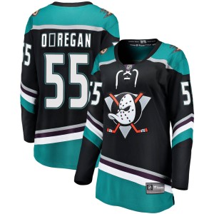 Danny O'Regan Women's Fanatics Branded Anaheim Ducks Breakaway Black Alternate Jersey