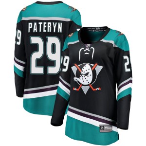 Greg Pateryn Women's Fanatics Branded Anaheim Ducks Breakaway Black Alternate Jersey