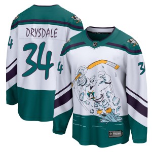 Jamie Drysdale Youth Fanatics Branded Anaheim Ducks Breakaway White 2020/21 Special Edition Jersey