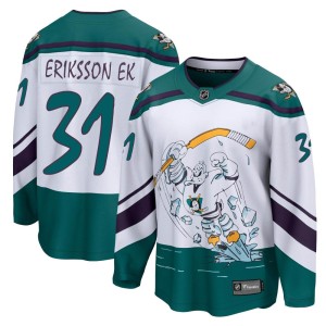 Olle Eriksson Ek Youth Fanatics Branded Anaheim Ducks Breakaway White 2020/21 Special Edition Jersey