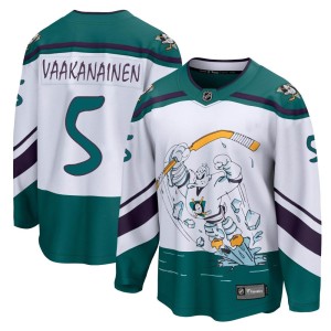 Urho Vaakanainen Youth Fanatics Branded Anaheim Ducks Breakaway White 2020/21 Special Edition Jersey