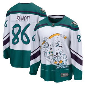 Simon Benoit Men's Fanatics Branded Anaheim Ducks Breakaway White 2020/21 Special Edition Jersey
